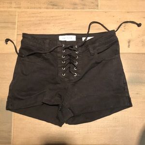 Black tie up pacsun shorts